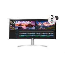   LG Nano IPS monitor 37.5" 38WN95CP, 3840x1600, 21:9, 450cd/m2, 1ms, 2xHDMI/DisplayPort/Thunderbolt/2xUSB, hangszóró