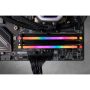 CORSAIR Memória VENGEANCE RGB DDR4 16GB 3200MHz C16 (Kit of 2), fekete