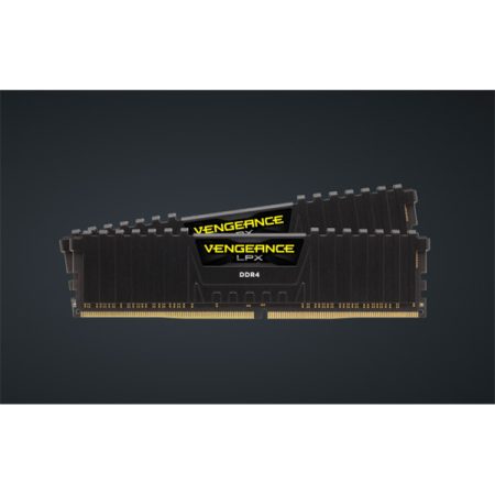 CORSAIR Memória VENGEANCE DDR4 16GB 3000MHz C15 LPX (Kit of 2), fekete