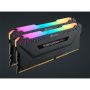 CORSAIR Memória VENGEANCE RGB PRO DDR4 32GB 3600MHz C18 (Kit of 2), fekete