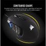 CORSAIR Vezetékes Egér Gaming, SCIMITAR RGB ELITE, 17 programozható gomb, RGB Világítás, 18000dpi, fekete