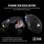 CORSAIR Vezetékes Egér Gaming, SCIMITAR RGB ELITE, 17 programozható gomb, RGB Világítás, 18000dpi, fekete