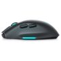 DELL Alienware Wireless Gaming Mouse - AW620M (Dark Side of the Moon)