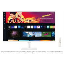   SAMSUNG Smart VA monitor 32" M7, 3840x2160, 16:9, 300cd/m2, 4ms, 2xHDMI/HDCP/3xUSB/USB-C/WiFi/Bluetooth, hangszóró