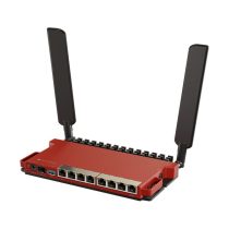   MIKROTIK Wireless Router 2,4GHz,8x1000Mbps + 1x2500Mbps SFP,  AX600, Menedzselhető, Asztali - L009UIGS-2HAXD-IN