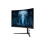 SAMSUNG Ívelt Gaming 240Hz VA monitor 32" G85NB, 3840x2160, 16:9, 350cd/m2, 1ms, 2xHDMI/DisplayPort/2xUSB, Pivot