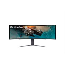   LG Ívelt Gaming 240Hz VA monitor 49" 49GR85DC, 5120x1440, 32:9, 450cd/m2, 1ms, 2xHDMI/DisplayPort/3xUSB