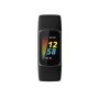 FITBIT Charge 5 Aktivitásmérő fitnesz karkötő (Black / Graphite Stainless Steel)