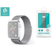   DEVIA APPLE WATCH FÉM SZÍJ - ELEGANT SERIES MILANESE LOOP - 42/44/45/49 MM - SILVER