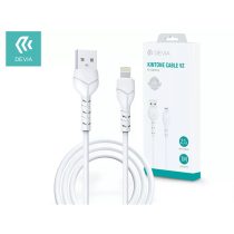   DEVIA USB - LIGHTNING ADAT- ÉS TÖLTŐKÁBEL 1 M-ES VEZETÉKKEL - KINTONE CABLE V2 SERIES FOR LIGHTNING - 5V/2.1A - WHITE