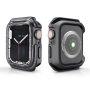 DEVIA APPLE WATCH ÜTÉSÁLLÓ VÉDŐTOK - SPORT SERIES SHOCKPROOF CASE FOR IWATCH - 40 MM - BLACK/TRANSPARENT