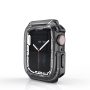 DEVIA APPLE WATCH ÜTÉSÁLLÓ VÉDŐTOK - SPORT SERIES SHOCKPROOF CASE FOR IWATCH - 40 MM - BLACK/TRANSPARENT