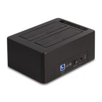   DELOCK USB 5 Gbps Dual Docking Station 2x SATA HDD / SSD klónozás és törlés funkció