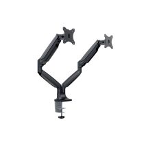   MULTIBRACKETS 2 karos asztali konzol, M Deskmount Gas Spring Dual Black (15-30", max.VESA: 100x100 mm, 9 kg)