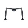 MULTIBRACKETS 2 karos asztali konzol, M Deskmount Gas Spring Dual Black (15-30", max.VESA: 100x100 mm, 9 kg)