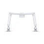 MULTIBRACKETS 2 karos asztali konzol, M Deskmount Gas Spring Dual White (15-27", max.VESA: 100x100 mm, 9 kg)