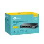 TP-LINK Switch 6x100Mbps (4xPOE) Fémházas Asztali, LS106LP