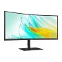 SAMSUNG Ívelt VA monitor 34" S65UC, 3440x1440, 21:9, 350cd/m2, 5ms, HDMI/DisplayPort/3xUSB/USB-C/LAN, hangszóró