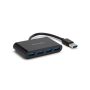 KENSINGTON USB Hub (UH4000 USB 3.0 4-Port Hub for Windows and Mac)