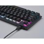 CORSAIR Vezetékes Billentyűzet Gaming, K60 PRO TKL RGB, Optical-Mechanical, Alumínium keret, US, fekete