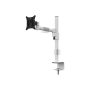 MULTIBRACKETS Asztali konzol, M VESA Deskmount Officeline Single I White (15-30", max.VESA: 100x100 mm, 8 kg)