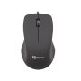 SBOX Egér, WIRED MOUSE, Black