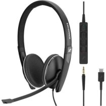   EPOS SENNHEISER SC 165 USB-C & 3.5mm Vezetékes Fejhallgató Fekete, 1000916