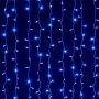 COLORWAY LED szalag, LED garland ColorWay curtain (curtain) 3x3m 300LED 220V blue color