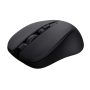 TRUST Vezeték nélküli csendes optikai egér 25084 (Mydo Silent Wireless Mouse - black)