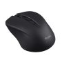 TRUST Vezeték nélküli csendes optikai egér 25084 (Mydo Silent Wireless Mouse - black)