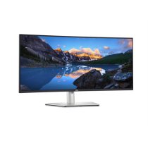   DELL Ívelt Monitor U3824DW, 38" WQHD+ (3440x1600), 60Hz, 21:9, IPS, 2000:1, 300cd, 8ms, DP, HDMI, USB-C, szürke