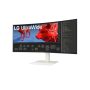 LG Ívelt IPS monitor 37.5" 38WR85QC-W, 3840x1600, 21:9, 450cd/m2, 1ms, 2xHDMI/DisplayPort/USB-C/USB, hangszóró