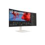 LG Ívelt IPS monitor 37.5" 38WR85QC-W, 3840x1600, 21:9, 450cd/m2, 1ms, 2xHDMI/DisplayPort/USB-C/USB, hangszóró