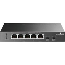   TP-LINK Switch 5x1000Mbps(1xPOE++/4xPOE+) Fémházas, TL-SG1005P-PD