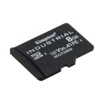   KINGSTON Memóriakártya MicroSDHC 8GB Industrial C10 A1 pSLC Adapter nélkül