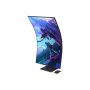 SAMSUNG Ívelt Gaming 165Hz VA monitor 55" G97NC, 3840x2160, 16:9, 600cd/m2, 1ms, 3xHDMI/DP/2xUSB/LAN/WiFi/BT, hangszóró