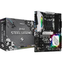 ASROCK Alaplap AM4 B450 STEEL LEGEND AMD B450, ATX