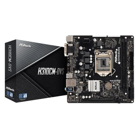 ASROCK Alaplap S1151 H310CM-DVS INTEL H310C, mATX