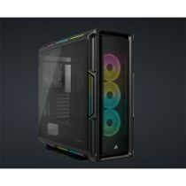   CORSAIR Ház iCUE 5000T RGB, 3xLL120 RGB Ventillátorral + Commander Core XT, Tápegység nélkül, Edzett Üveg, fekete