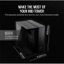 CORSAIR Ház 6500X Dual Chamber, Tápegység nélkül, Edzett Üveg, fekete