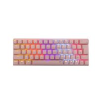   WHITE SHARK W029928 WAKIZASHI-P/BL-US pink mechanikus gamer billentyűzet, kék kapcs. (angol)