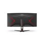 AOC Ívelt Gaming 144Hz VA monitor 34" CU34G2XE/BK, 3440x1440, 21:9, 300cd/m2, 1ms, 2xHDMI/DisplayPort