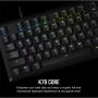 CORSAIR Vezetékes Billentyűzet Gaming, K70 CORE RGB, Mechanikus, MLX Red switch, 104 gombos, US, fekete