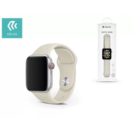 DEVIA APPLE WATCH LYUKACSOS SPORT SZÍJ - DEVIA DELUXE SERIES SPORT BAND - 42/44/45/49 MM - STONE