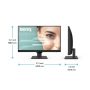 BENQ IPS monitor 23,8" GW2490 1920x1080, 250 cd/m2, 5ms, 100 Hz, Eye-Care, 2xHDMI, DisplayPort, hangszóró