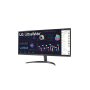 LG IPS monitor 34" 34WQ500, 2560x1080, 21:9, 400cd/m2, 5ms, HDMI/DisplayPort, 100Hz, állítható magasság