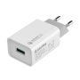 COLORWAY USB töltő adapter, 1USB Quick Charge 3.0 (18W) white (CW-CHS013Q-WT)