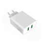 COLORWAY USB töltő adapter, 2USB Quick Charge 3.0 (36W) white (CW-CHS017Q-WT)