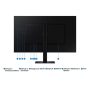 SAMSUNG VA monitor 32" S80UD, 4K 3840x2160, 16:9, 350cd/m2, 5ms, DisplayPort/HDMI/3xUSB/USB-C/LAN, Pivot