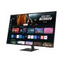 SAMSUNG Smart VA 43" monitor M7, 3840x2160, 16:9, 300cd/m2, 4ms, 2xHDMI/3xUSB/USB-C/WiFi/Bluetooth, hangszóró